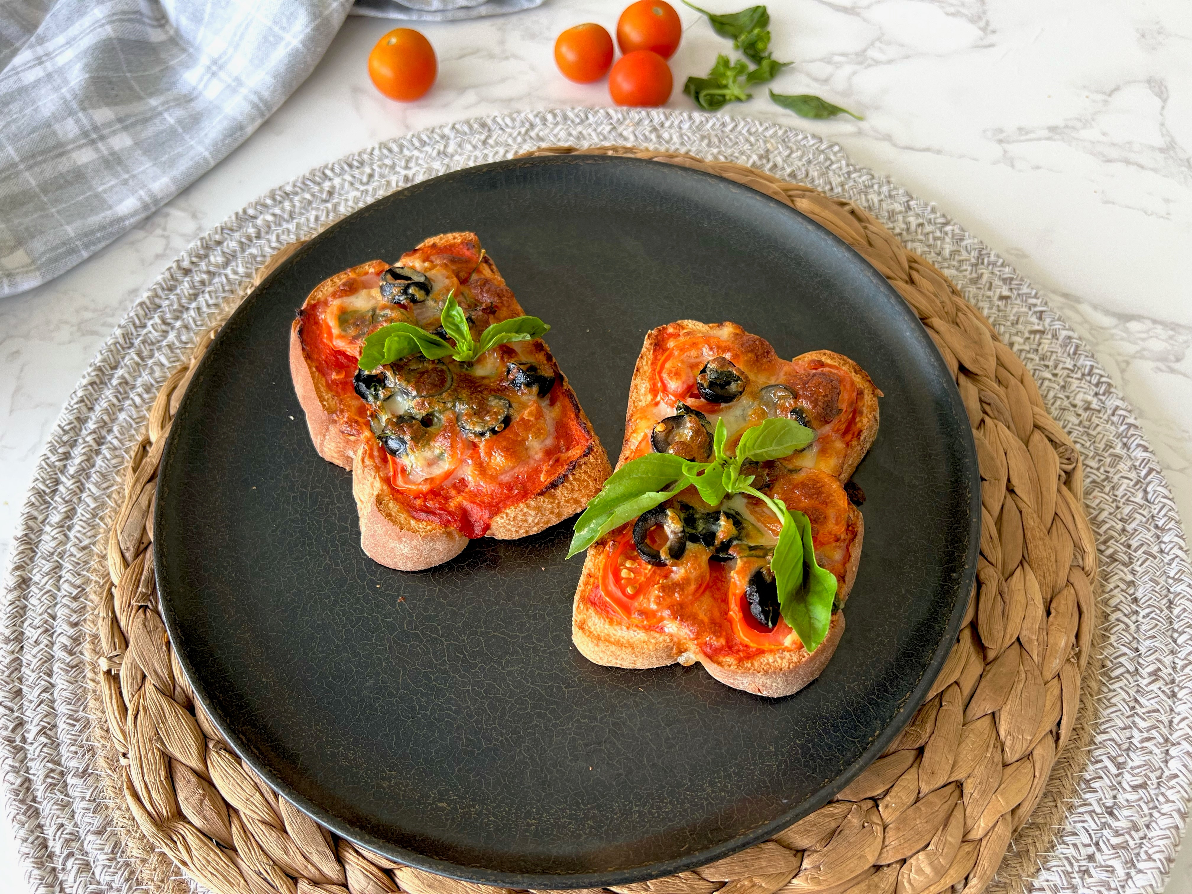 Receta en air fryer: seis ingredientes para preparar pan pizza