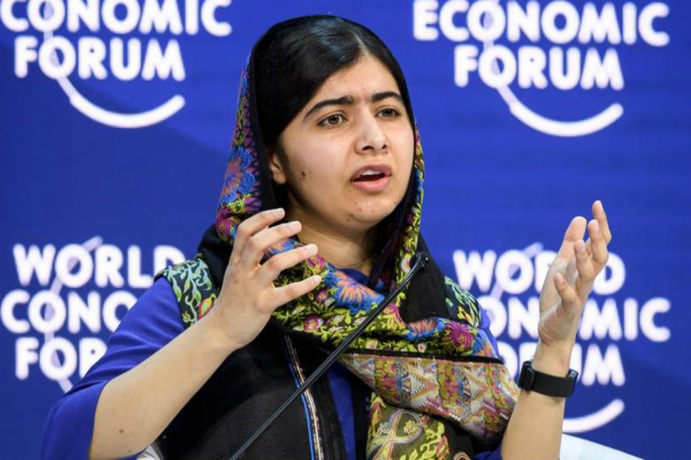 El mensaje de Malala Yousafzai a Trump en Davos