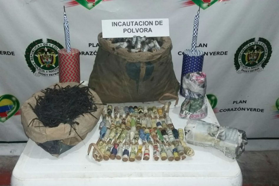 Con 50 kilos de pólvora padre de familia pensaba celebrar Navidad con sus hijos