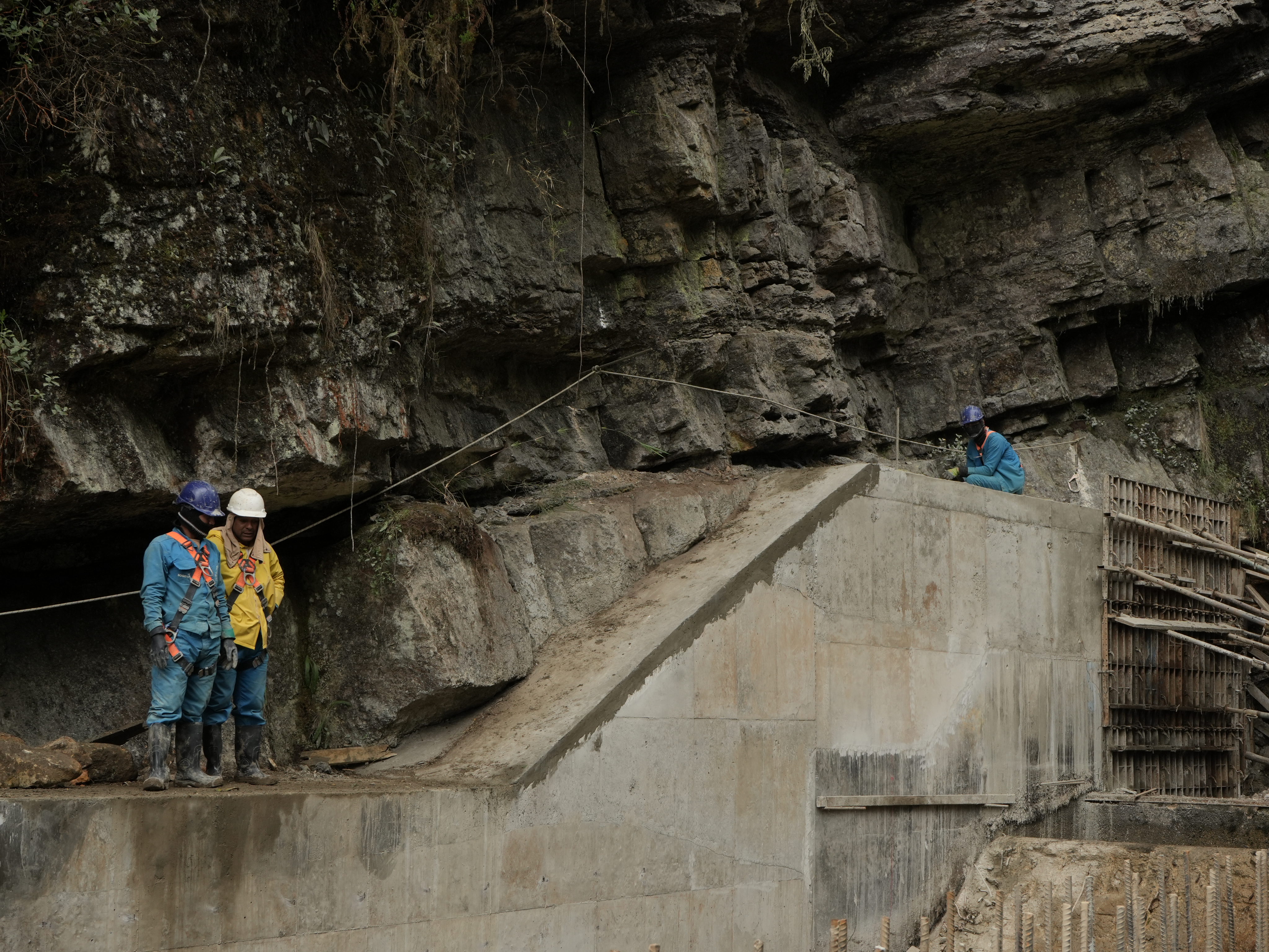 Avanzan obras de bocatomas en sistema Chingaza para mejorar la captación de agua