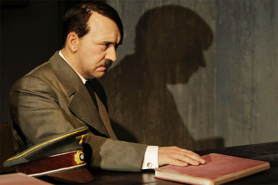 La figura en cera de Adolf Hitler en el museo Madame Tussauds.