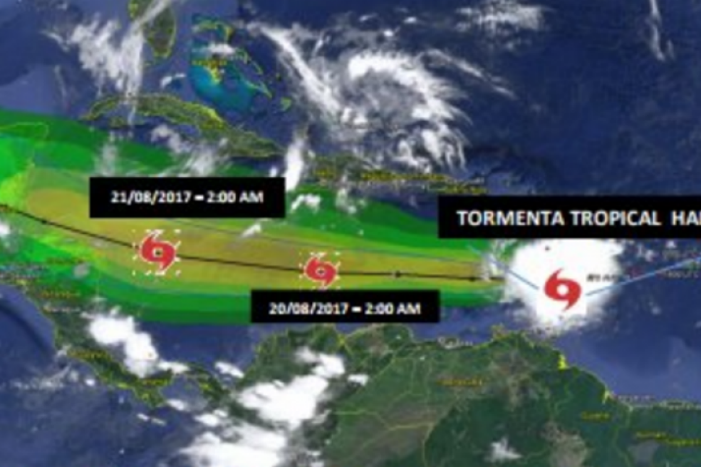 Ideam y UNGRD alertan por paso de tormenta Harvey en Colombia