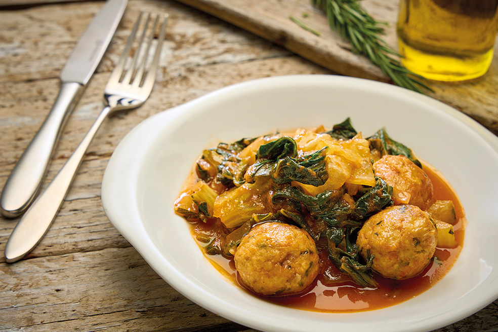 En sólo 45 minutos sorprende con estas albóndigas de pollo y acelga