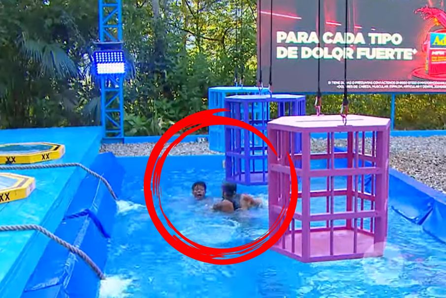 Participante de El Desafío por poco se ahoga en una piscina en plena prueba