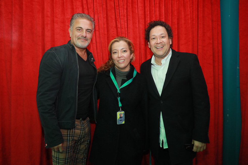 Marcelo Santos, Catalina Hernández y Víctor Cantillo