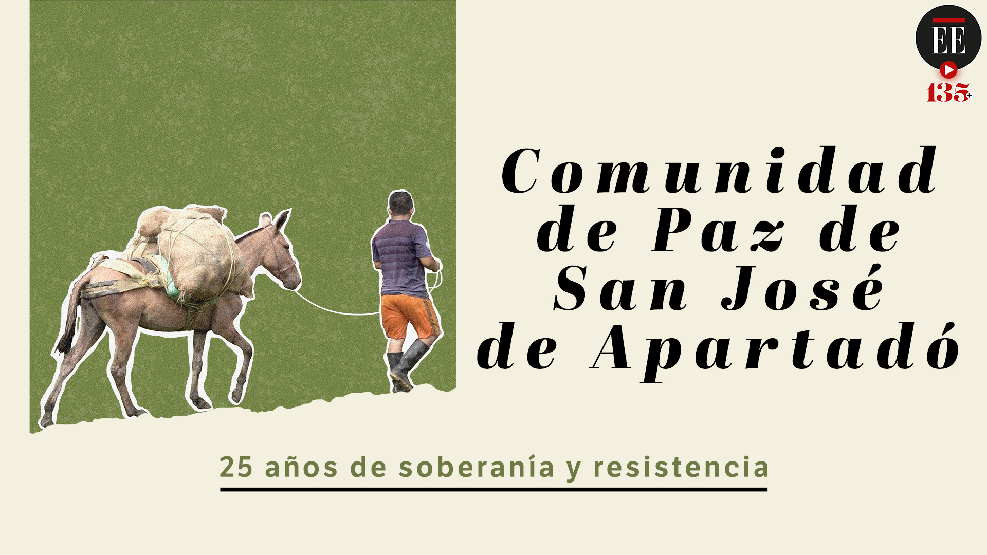 Comunidad de Paz de San José de Apartadó: 25 años de soberanía y resistencia