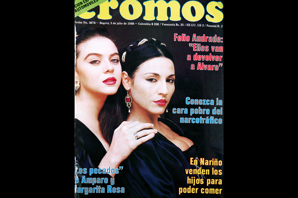 Amparo Grisales:  postales de la icónica actriz en las páginas de revista Cromos