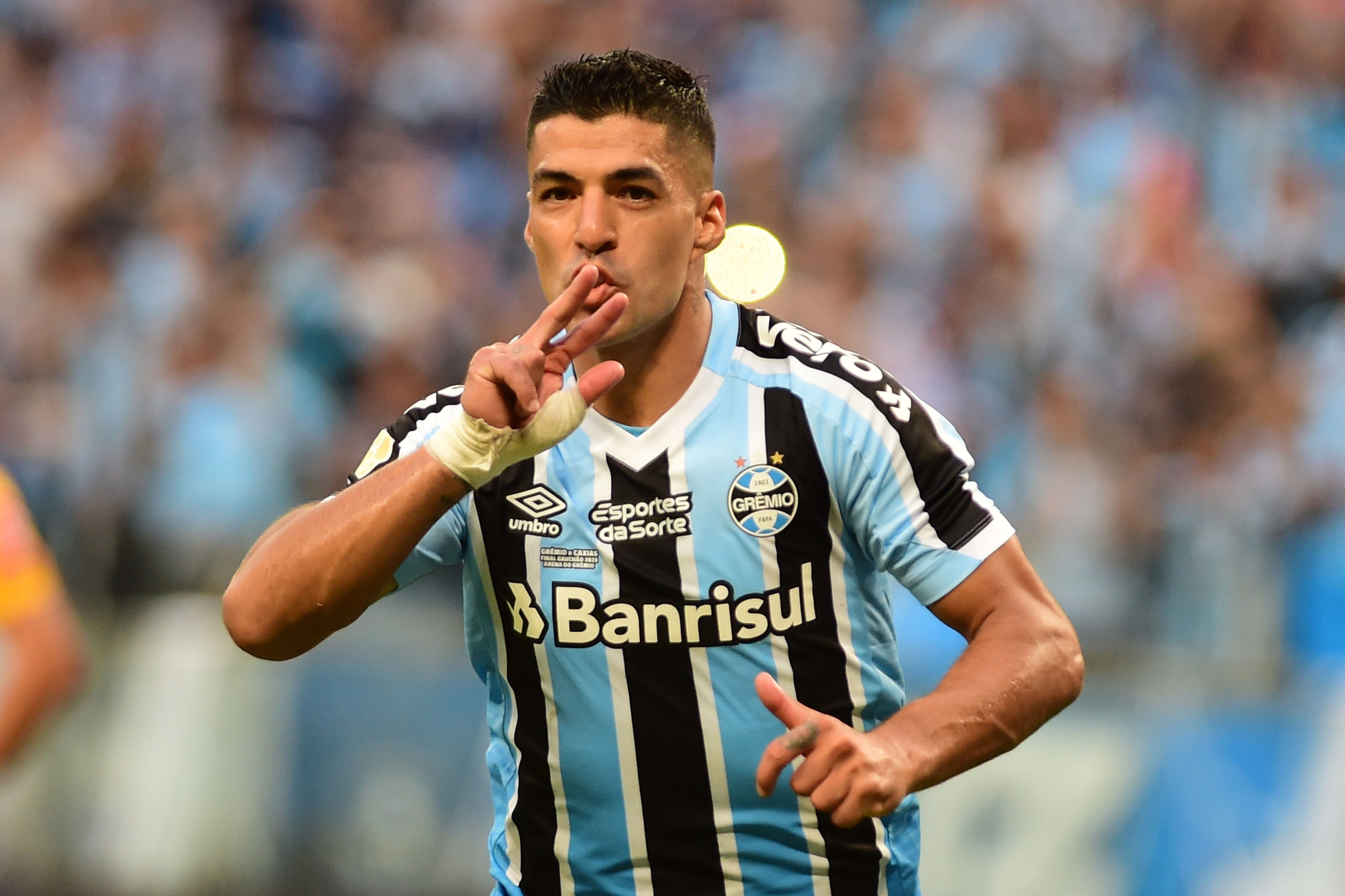 Luis Suárez consiguió con Gremio su primer título en Brasil