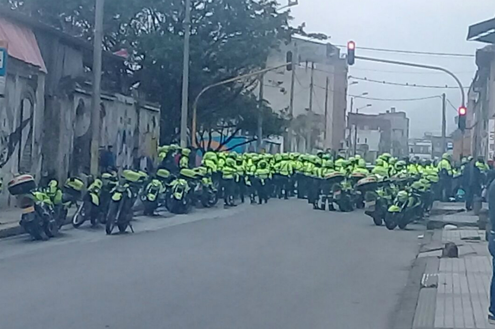 Operación de espacio público terminó en disturbios
