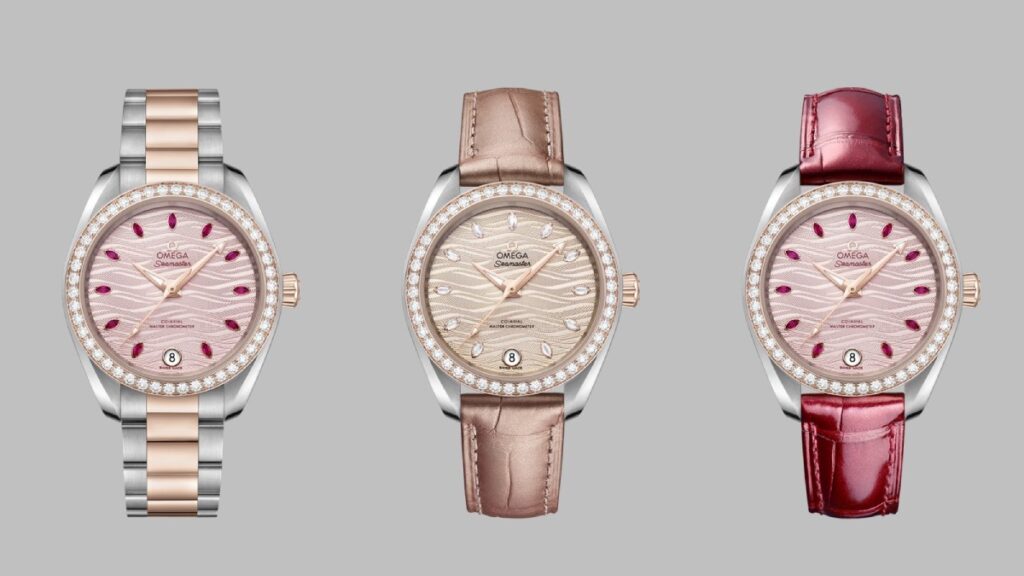Piezas de la colección Seamaster de OMEGA.