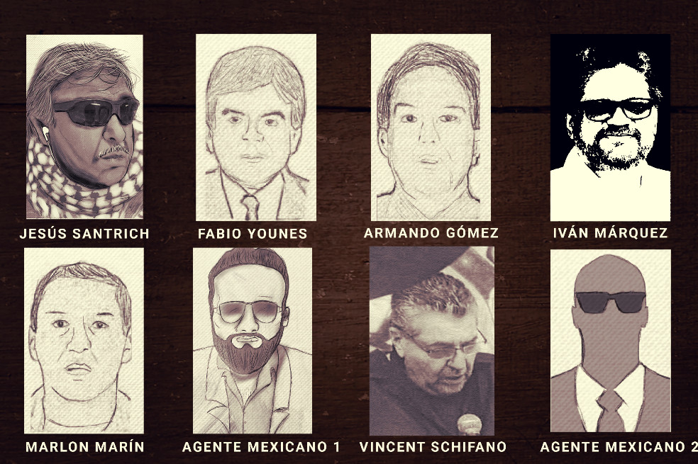 Personajes del caso Santrich