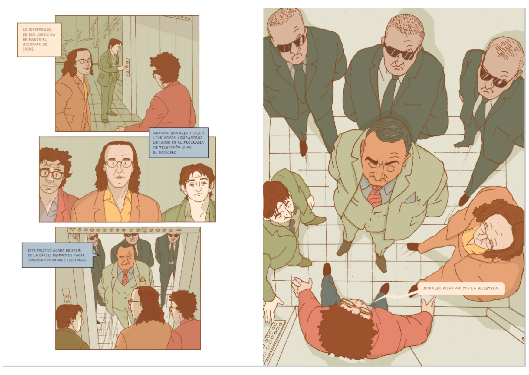 La novela gráfica Garzón, el duelo imposible contó con el apoyo del Ministerio de las Culturas, la Biblioteca Nacional de Colombia y la FLIP.