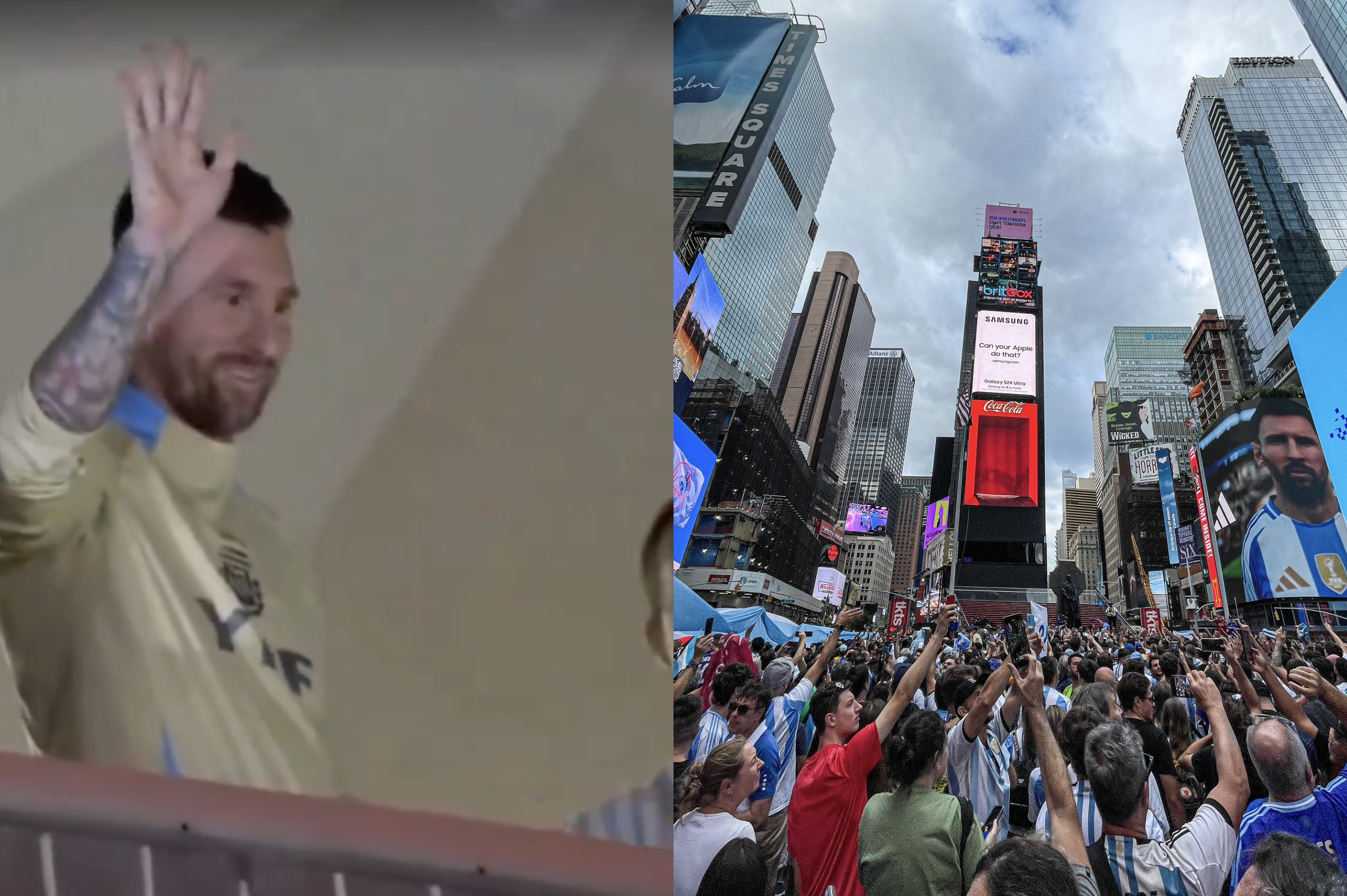 ¡Feliz cumpleaños, Leo! Miles de hinchas festejaron con Messi en New York