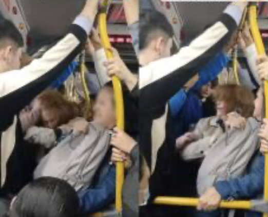 Intolerancia: A golpes se enfrentan dos mujeres en Transmilenio de Bogotá (video)