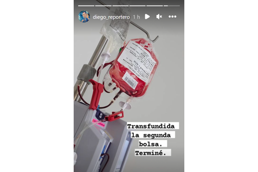 “Estaré mejor”: Diego Guauque, de ‘Séptimo Día’, requirió transfusión de sangre