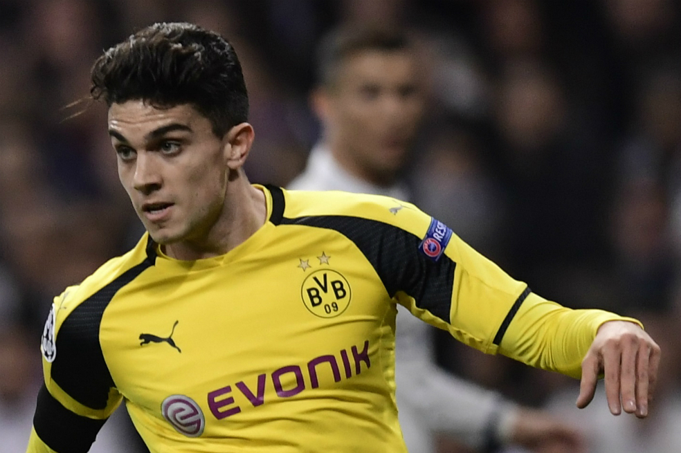 Marc Bartra, defensor español del Borussia Dortmund. / AFP