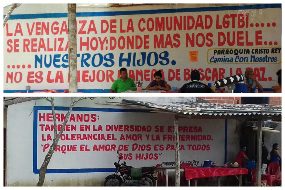Iglesia pide perdón a LGBTI por discriminarlos con mural en Sincelejo