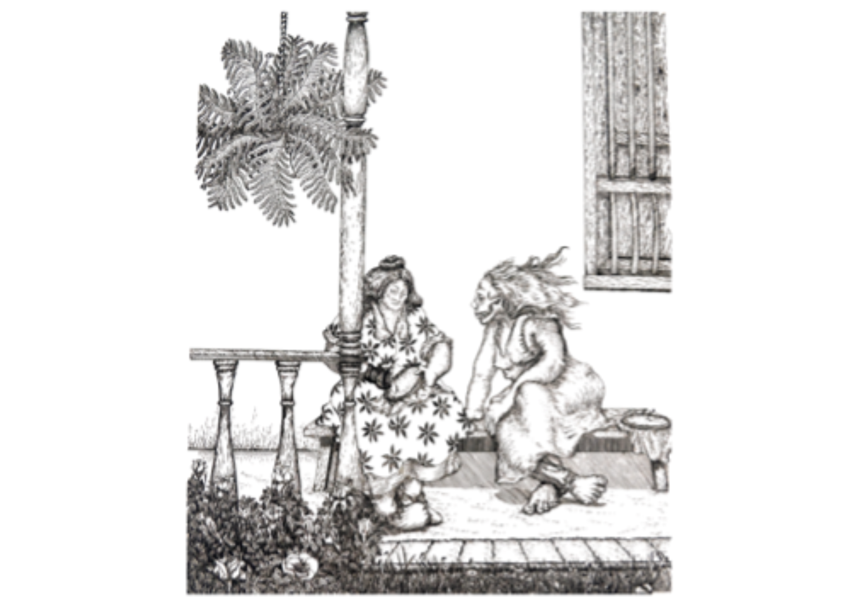 “La vio un mediodía ardiente, cosiendo con ella en el corredor, poco después de que Meme se fue al colegio”. (Cien años de soledad. Edición de bibliófilo 403)