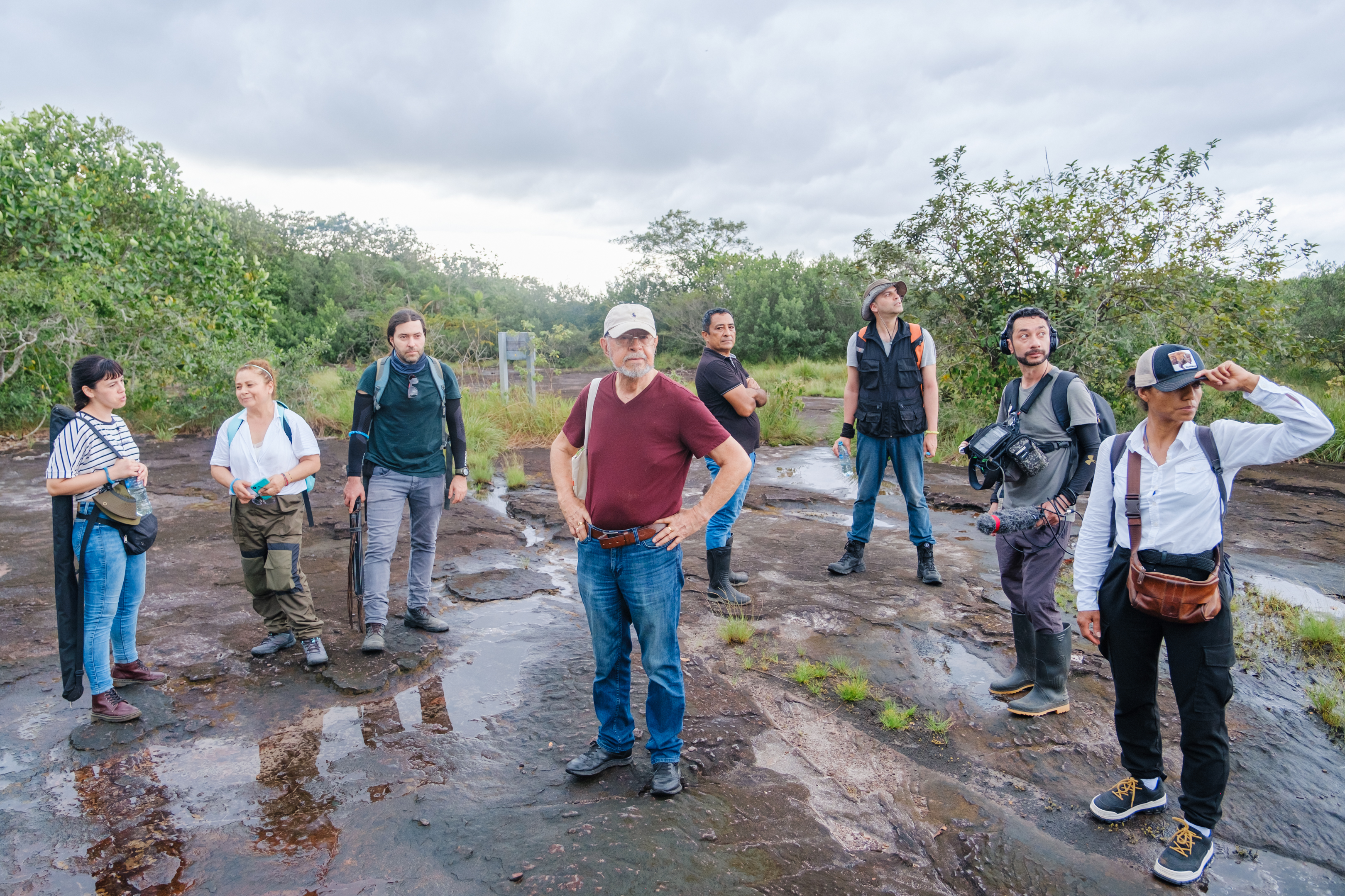 Detalles del rodaje de la película “40 días en la selva”