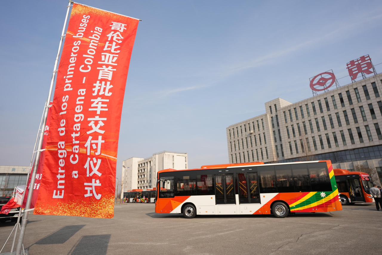 Los nuevos buses de Transcaribe que llegarán a Cartagena desde China