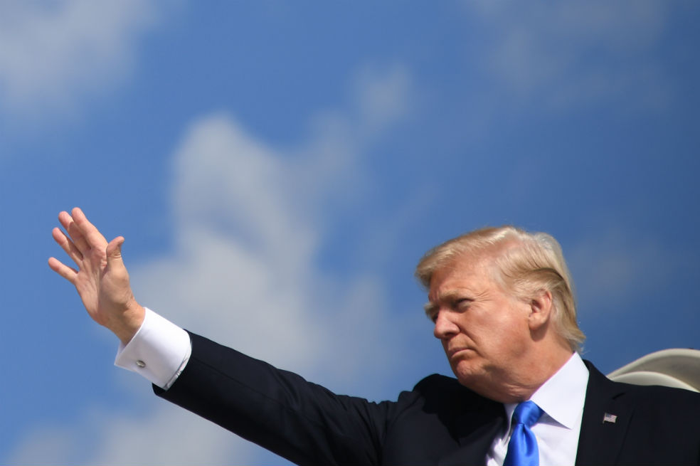 El dron que fracasó intentando ayudar a Trump