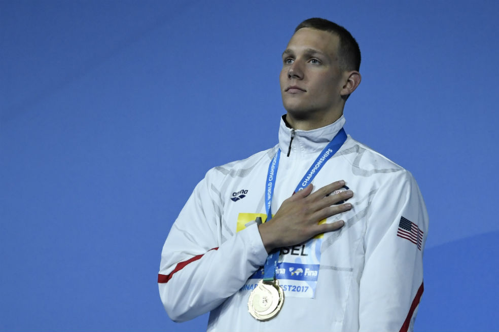Caeleb Dressel tuvo una jornada memorable en el Mundial de Natación