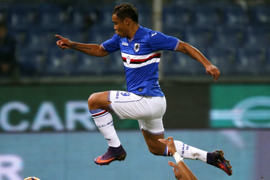 Luis Fernando Muriel, jugador de Sampdoria y la selección Colombia. / AFP