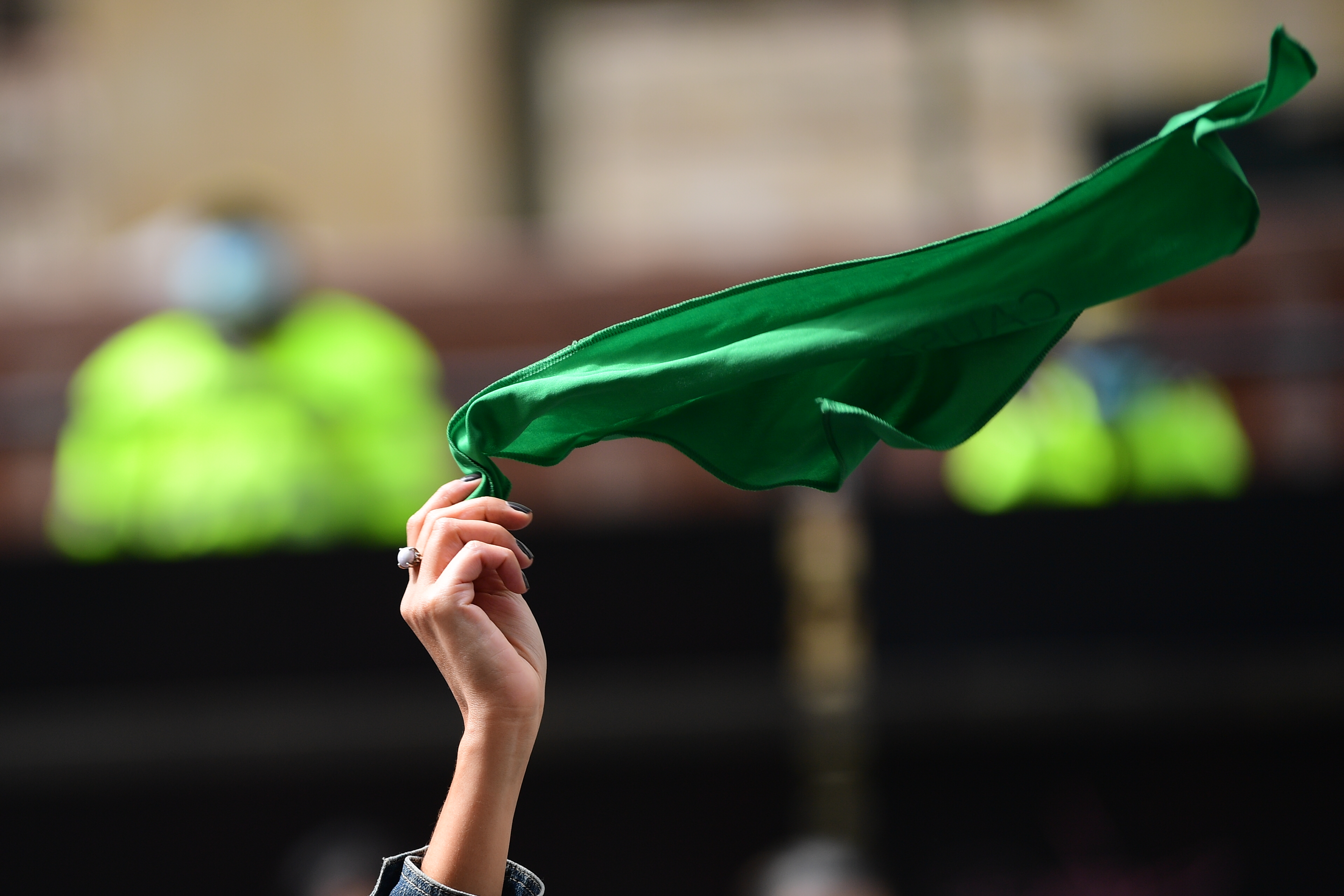 Debate y plantón de despenalización del aborto en la corte constitucional