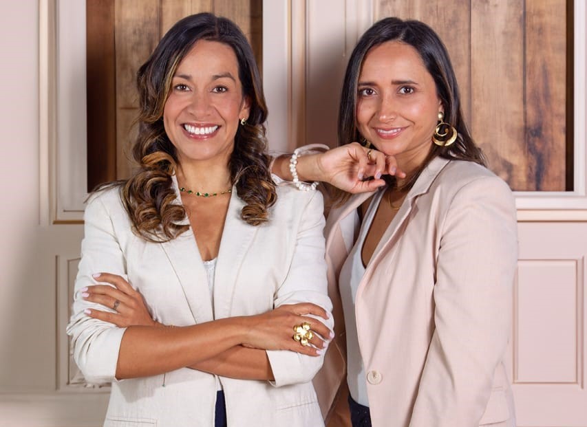 María Paula Cárdenas Bustos y Carolina Benítez Álvarez, de Mompreneurs Colombia.
