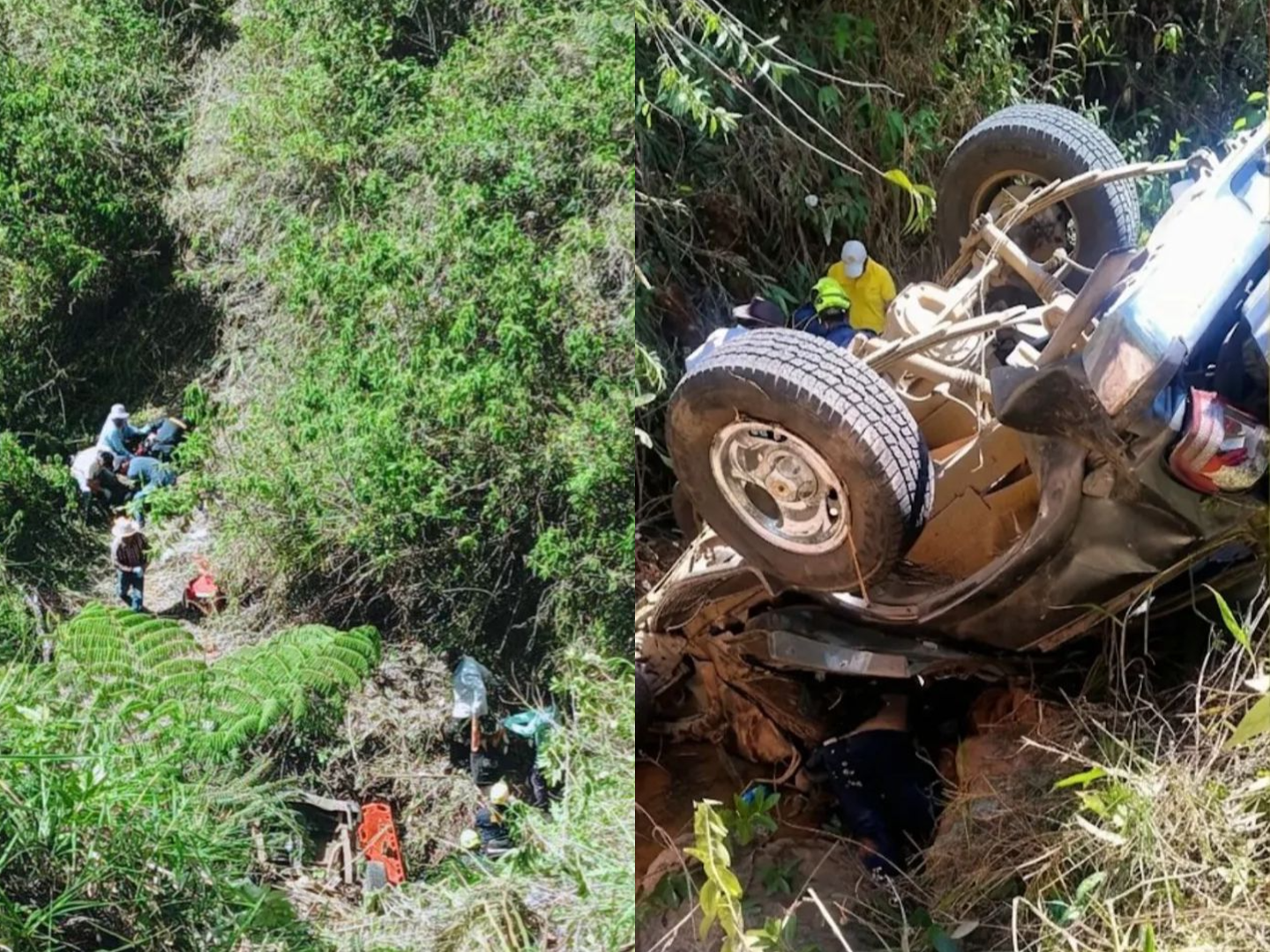 Camioneta cayó a un abismo en Dagua: tres muertos en accidente durante Semana Santa