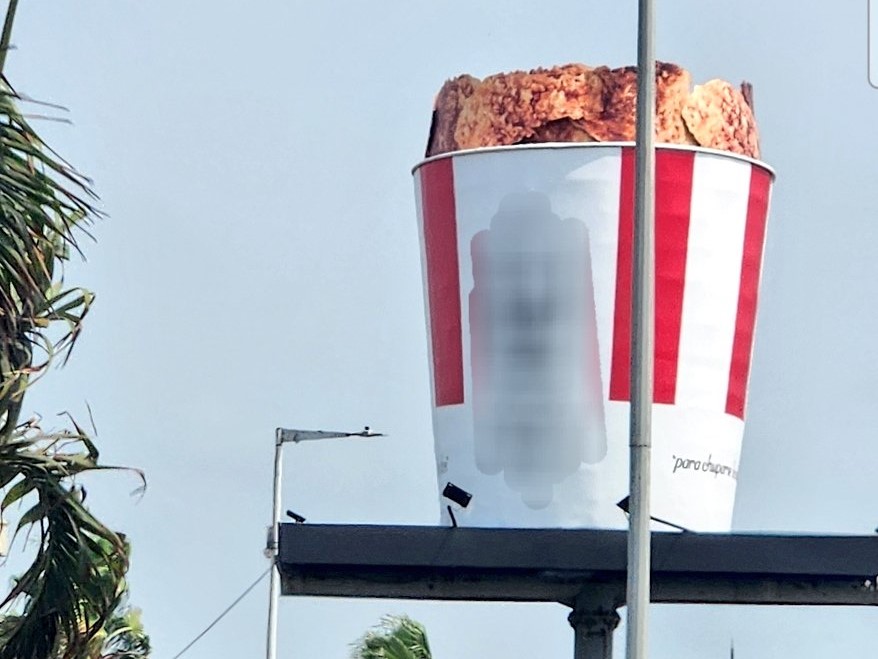 Ordenan desmontar gigantesco bote de pollo cerca de las murallas de Cartagena