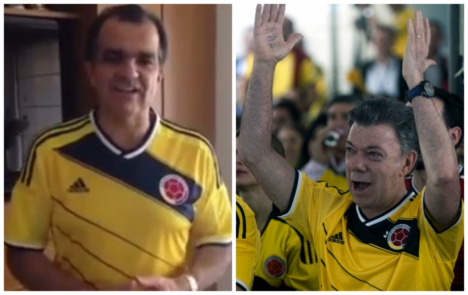Óscar Iván Zuluaga y Juan Manuel Santos.