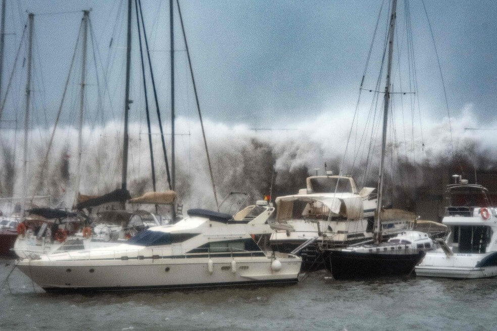 En fotos: la tormenta Gloria causa estragos por su paso por España