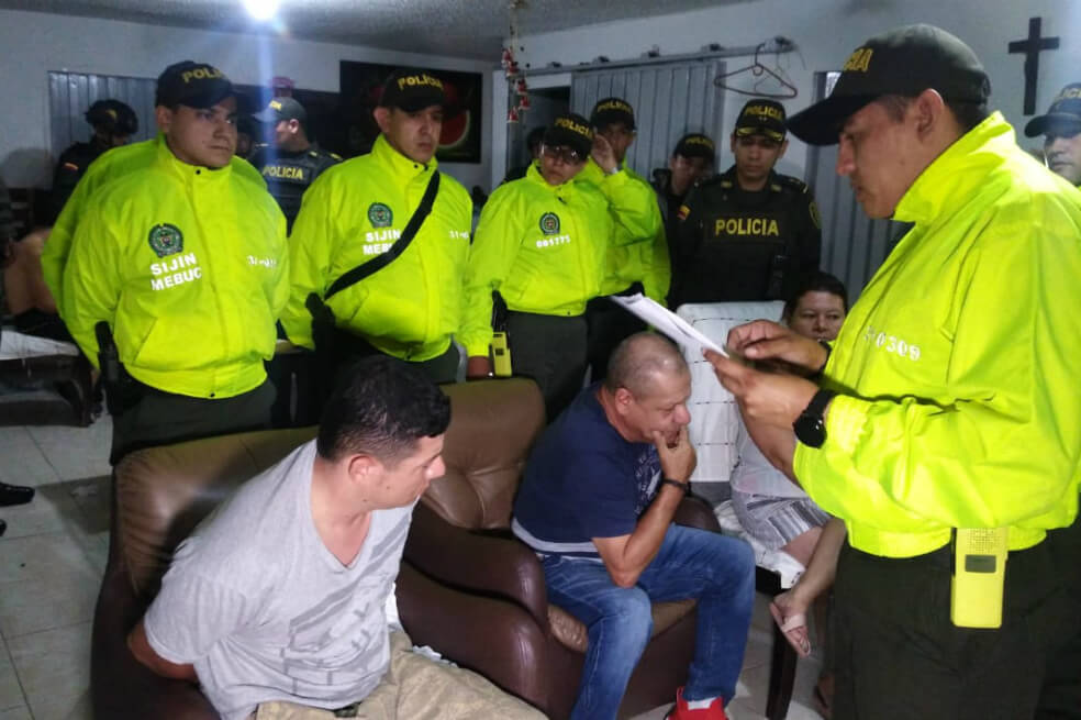Capturan a 25 integrantes de “Los Romanos”, banda delincuencial de Santander