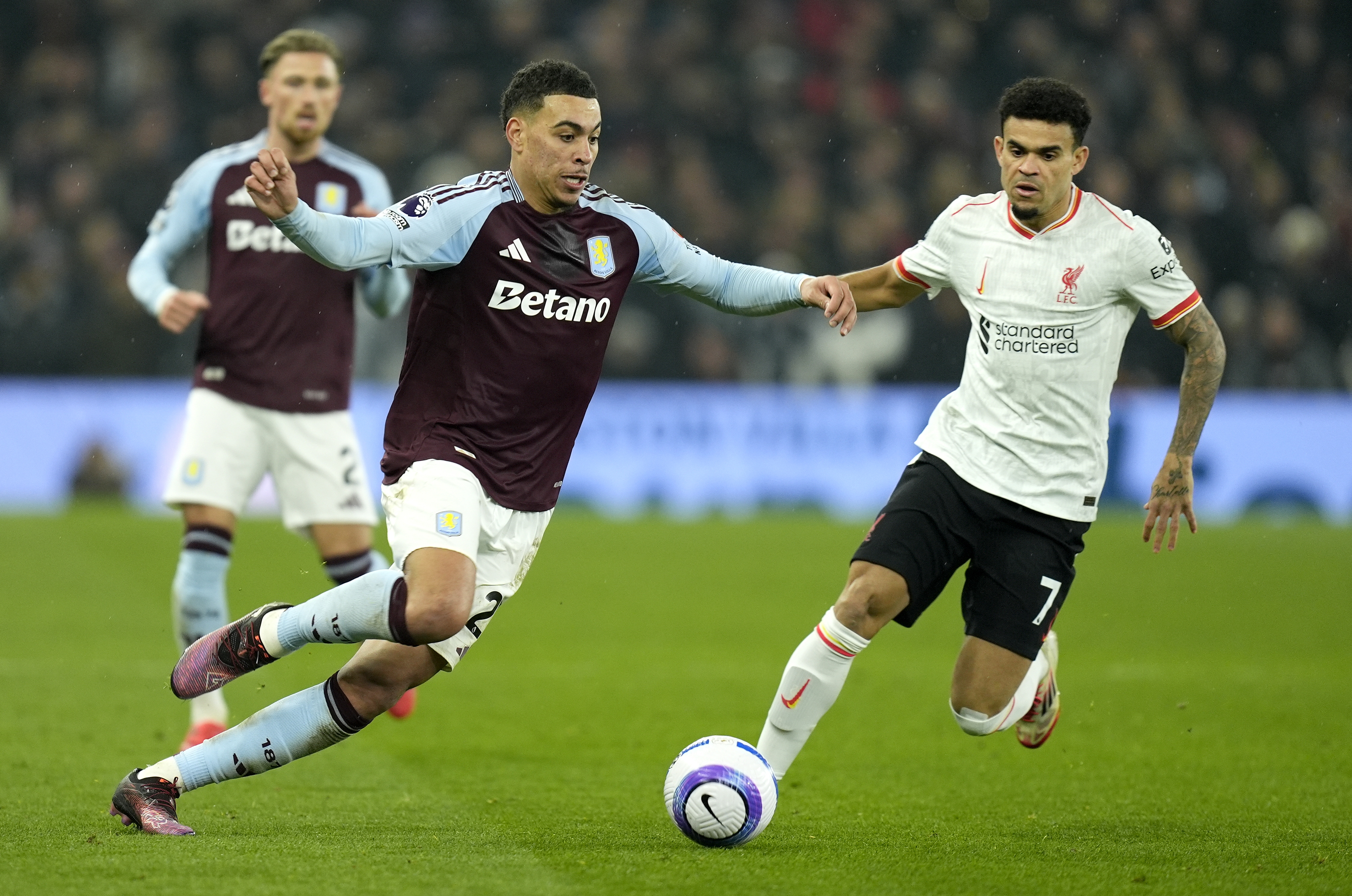 El Liverpool de Luis Díaz no pasó del empate con Aston Villa en la Premier League