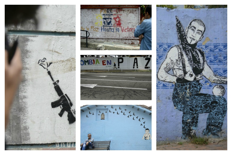 El arte urbano que refleja las ansias de paz en Colombia