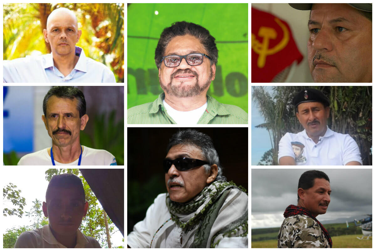 ¿Quiénes son los comandantes de las Farc que acompañan a Iván Márquez?