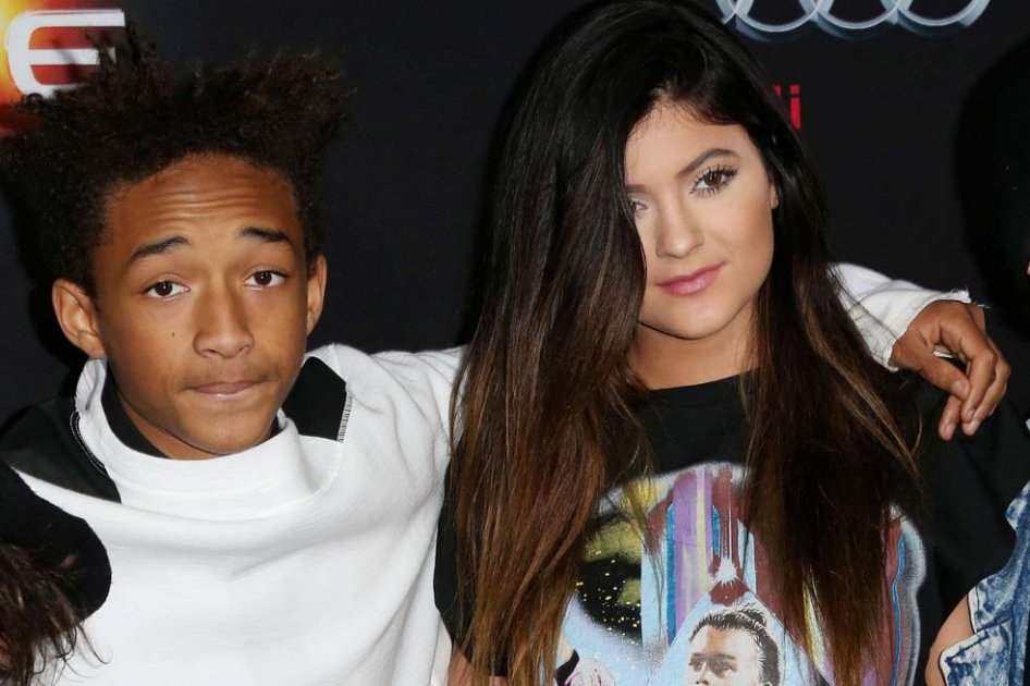 Jaden Smith y Kylie Jenner. / AFP