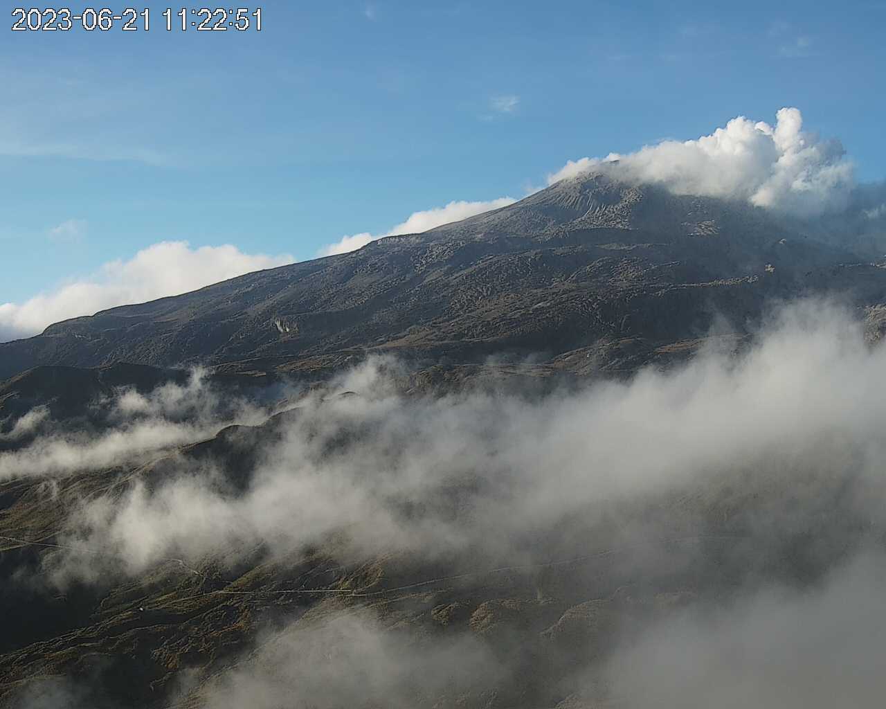 Nevado del Ruiz: SGC reportó aumento de actividad volcánica, se mantiene alerta amarilla