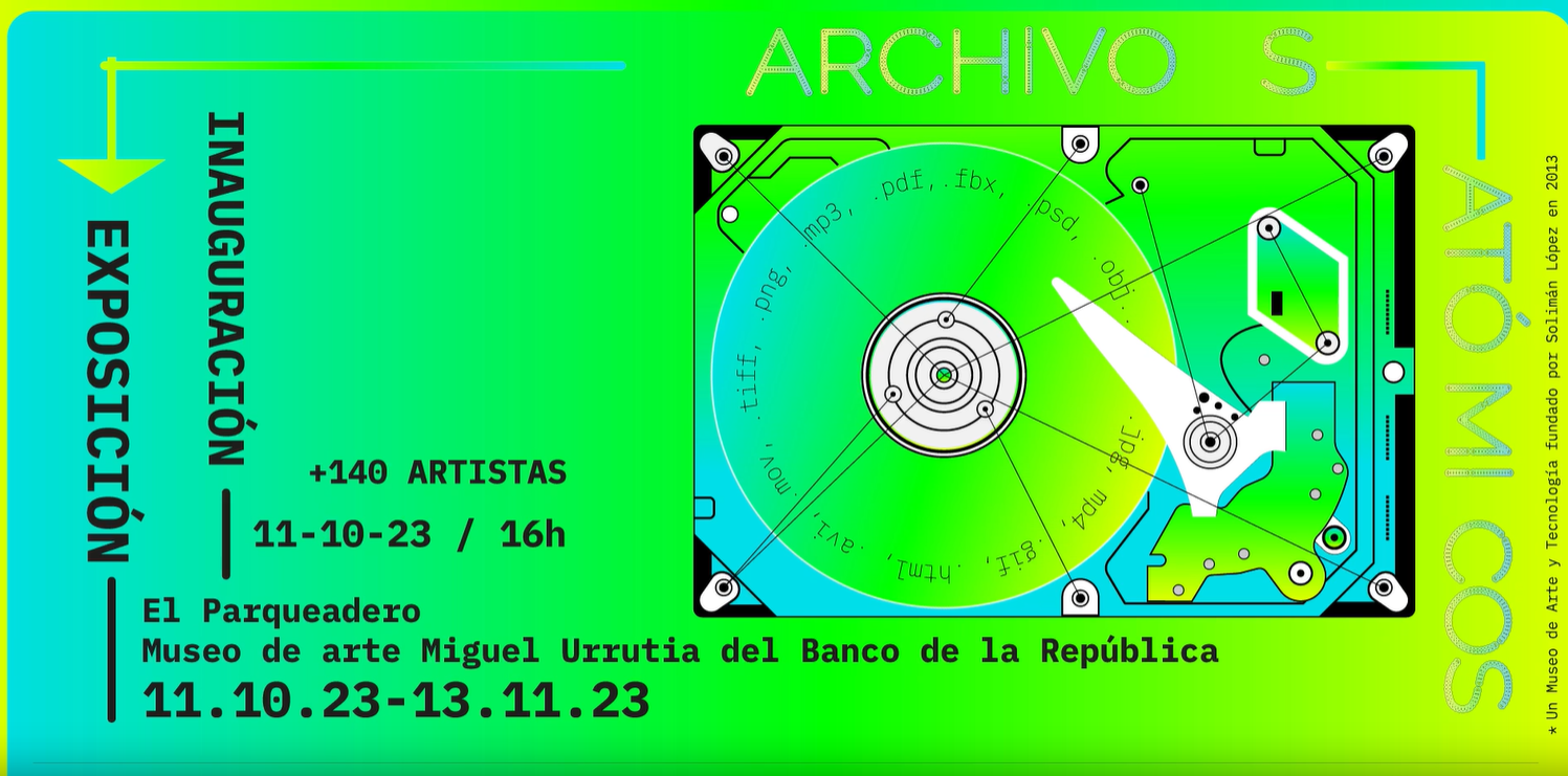 La exposición del Harddiskmuseum, referencia del arte contemporáneo, en Bogotá