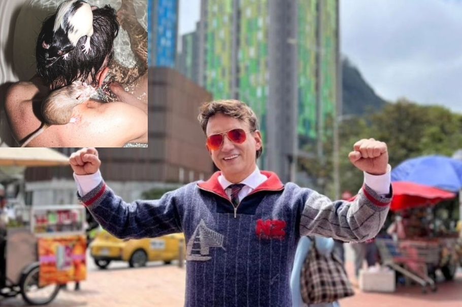 Sergio Barbosa en una bañera: así celebró el Día del Padre con “sus ratas”