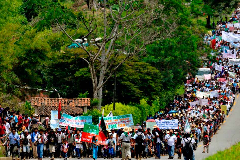 Indígenas se concentran en Cauca para encuentro con el Gobierno