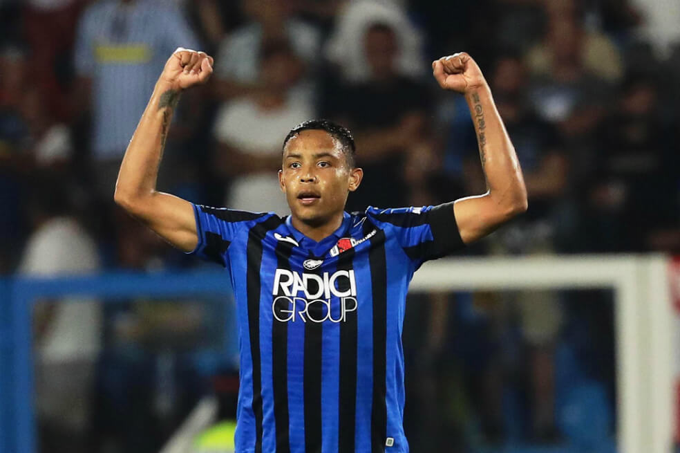 Luis Fernando Muriel anotó dos goles en triunfo del Atalanta
