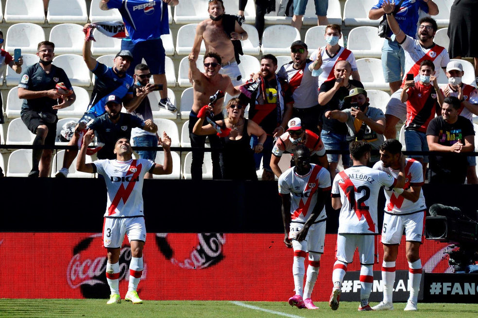 Video: el gol de Falcao en su debut con Rayo Vallecano
