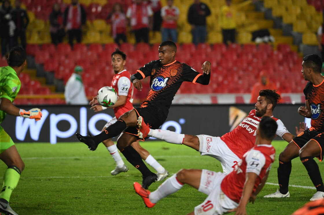 Reviva las mejores imágenes del empate entre Santa Fe y Envigado
