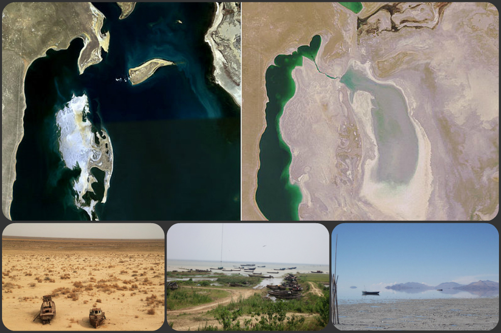 Los lagos del mundo que se están secando