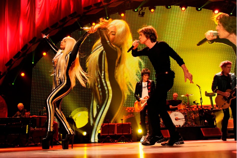 Lady Gaga, de fiesta con los Rolling Stones