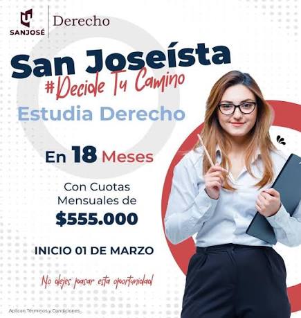 Esta es la publicidad que ha circulado en las redes sociales de la Fundación San José.