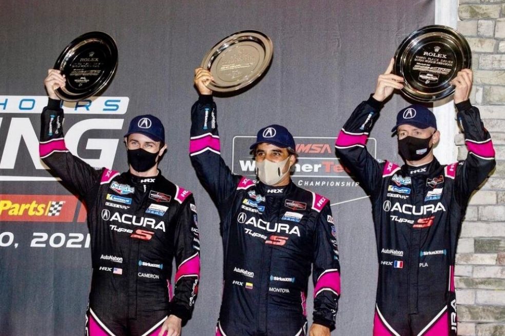Podio para Juan Pablo Montoya en las 12 Horas de Sebring