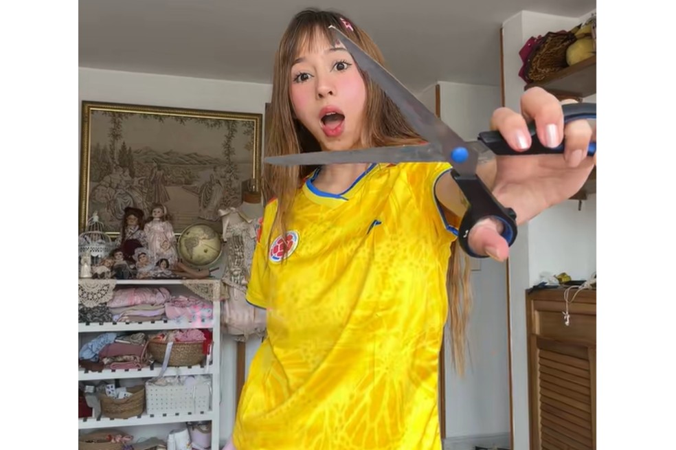 Influencer Rococó causó polémica por personalizar la camiseta de la Selección Colombia